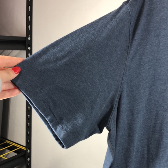 Prana blue organic cotton polo size large - Picture 5 of 10